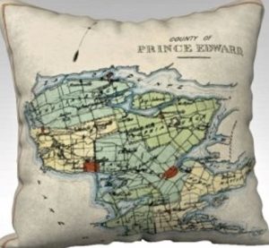 The County Antique Map Pillow or Pillow Cover - Gale Force Farms