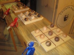 Wooden Tic-Tac-Toe Game ~ Marcel Corbeil