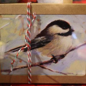 Alternative view of Chicadee Note Card Set 5 - Linda Barber