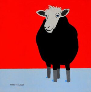 "Black and White and Red All Over" - Terry Culbert (print)