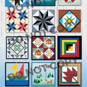 Alternative view of Prince Edward County Barn Quilt Poster