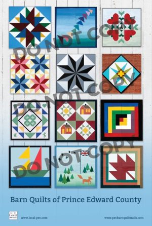 Alternative view of Prince Edward County Barn Quilt Poster