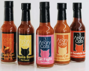 Hot Sauces  - 3 Angry Cats