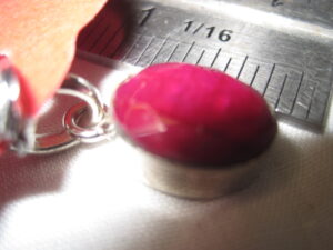 Raw Ruby, Emerald or Sapphire Stones set in silver - Image 14