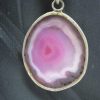 Large Pink Geode on vintage Chain - Image 5