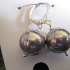 Alternative view of Shell Pearl Earrings and Pendant Sets (White, Silver OR Pink)- Eve Atkin