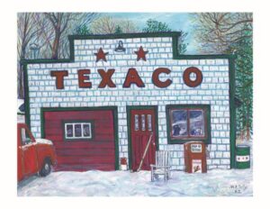 "Old Texaco Station, Cherry Valley" - MP Tully