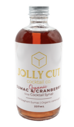 Sumac & Cranberry Organic Cocktail Syrup ~ Jolly Cut