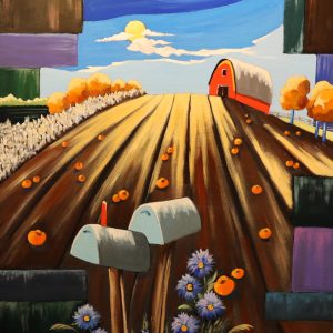 "Unharvested Pumpkins" ~ Ilona Mayer