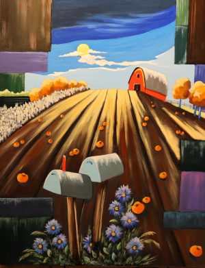 "Unharvested Pumpkins" ~ Ilona Mayer