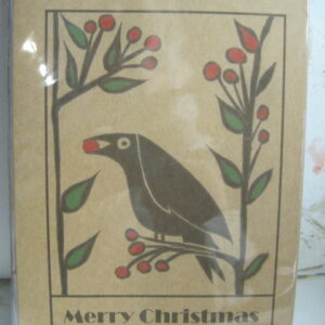 Black Bird - Christmas Art Cards ~ Richard Audet
