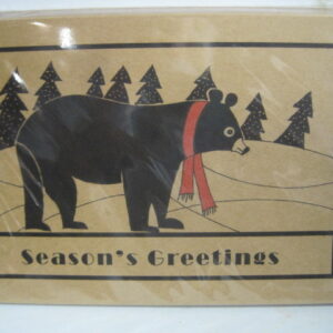 Bear- Christmas Art Cards ~ Richard Audet