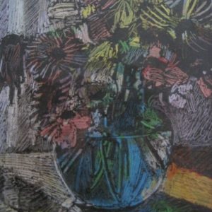 Flowers in Blue Vase ~ Tammy Love