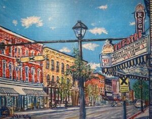 "Picton Main Street from Regent Theatre" - MP Tully