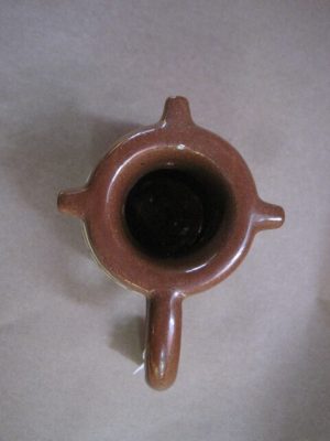 Alternative view of Antique Motto Ware Puzzle Jug - Hart & Moist Pottery