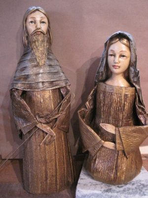 Mary & Joseph Nativity Set Schmid Bros Japan