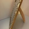 Large Sterling Silver Vintage Picture Frame - Arched Basket Weave Design (for 4x6 photo) - Image 4