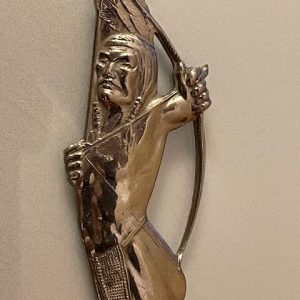 Native American - Indigenous "Indian" with Bow & Arrow Sterling Letter Opener - American hallmarks