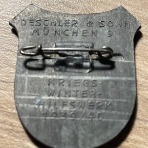 Alternative view of WHW Winter Relief Badge "Garmisch Partenkirchen" 3rd Reich