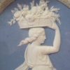 Wedgwood Plaque Framed - Classical Woman Carrying Basket - Image 6