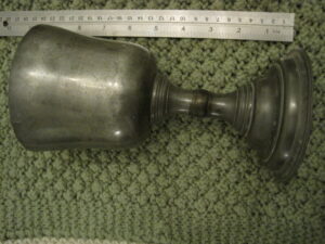 Large Pewter Goblet / Chalice - hand forged - Image 14