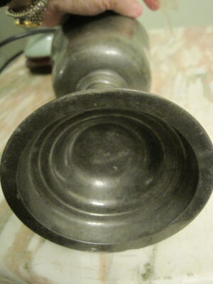 Large Pewter Goblet / Chalice - hand forged - Image 10