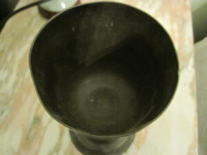 Large Pewter Goblet / Chalice - hand forged - Image 7