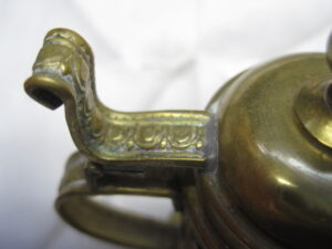 Ornate Miniature Brass "stein-shaped" Oil Lamp - Lantern (rare) - Image 5