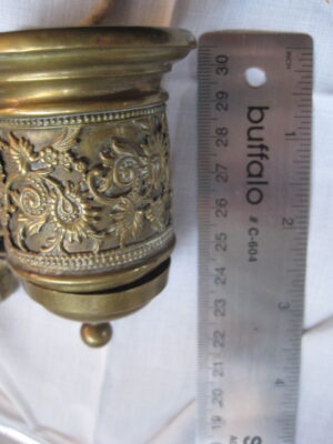 Ornate Miniature Brass "stein-shaped" Oil Lamp - Lantern (rare) - Image 13