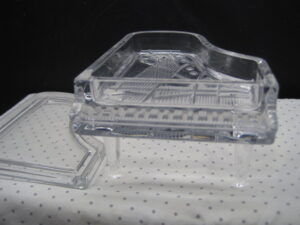 Cristal D' Argues France 24%Lead Crystal Grand Piano Trinket Box - Image 5