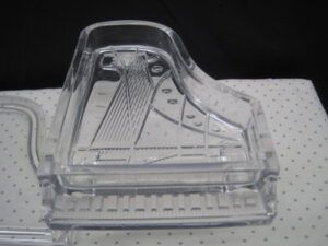 Cristal D' Argues France 24%Lead Crystal Grand Piano Trinket Box - Image 4