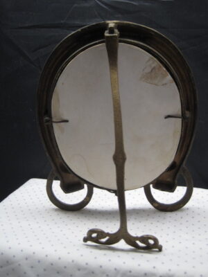 Antique Horse Shoe - Equine Brass Frame / Mirror - Image 5