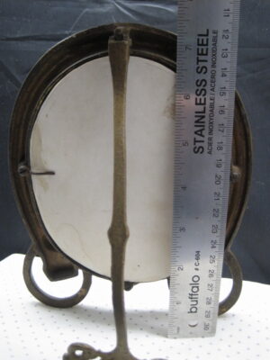 Antique Horse Shoe - Equine Brass Frame / Mirror - Image 4