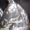 Hoselton Pair Horse Head Book Ends/Sculptures - Image 2