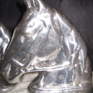Alternative view of Hoselton Pair Horse Head Book Ends/Sculptures