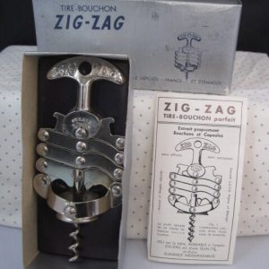 Zig - Zag Wine Opener Tire Bochon Original in Box - France