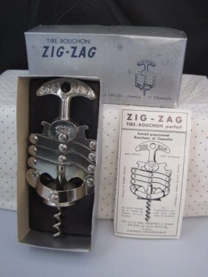 Zig - Zag Wine Opener Tire Bochon Original in Box - France
