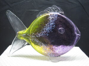 Vintage Blown Glass Tropical Coral Reef Fish