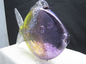 Vintage Blown Glass Tropical Coral Reef Fish - Image 2