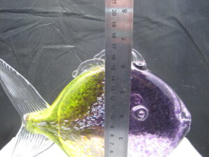 Vintage Blown Glass Tropical Coral Reef Fish - Image 7