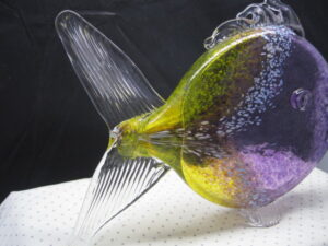 Vintage Blown Glass Tropical Coral Reef Fish - Image 6