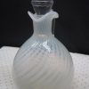 Opalescent White Swirl Victoria Glass Cruet - Image 8