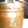 19th French Hand Forged-Wrought Copper Small Jardiniere/pot with Handle - Image 4