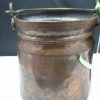 19th French Hand Forged-Wrought Copper Small Jardiniere/pot with Handle - Image 12