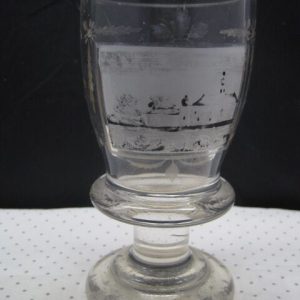 Bohemian Schwarzlot Goblet - early 19th century