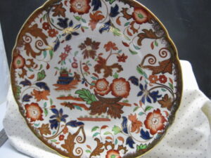 Gaudy Dutch Staffordshire Plate - Old Castle Mark - Image 6