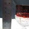 1893 Chicago Worlds Fair Ruby Stemware - American Pressed Glass Diamond/Draped - SOLD - Image 4