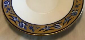 Shelley Plate - Gold with Blue Swallow - Image 8