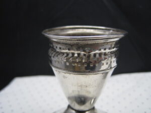 Sterling Silver Candlesticks Candle Holders Weighted Pair - Image 2