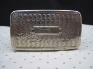 Silver Trinket or Snuff Box